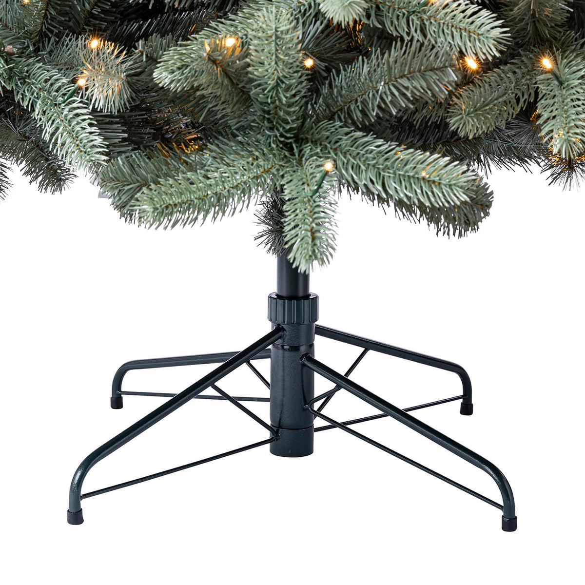 Weihnachtsbaum Evergreen Vermont Grün H: ca. 240cm - Waldgrün, Basics, Kunststoff (160/240cm)