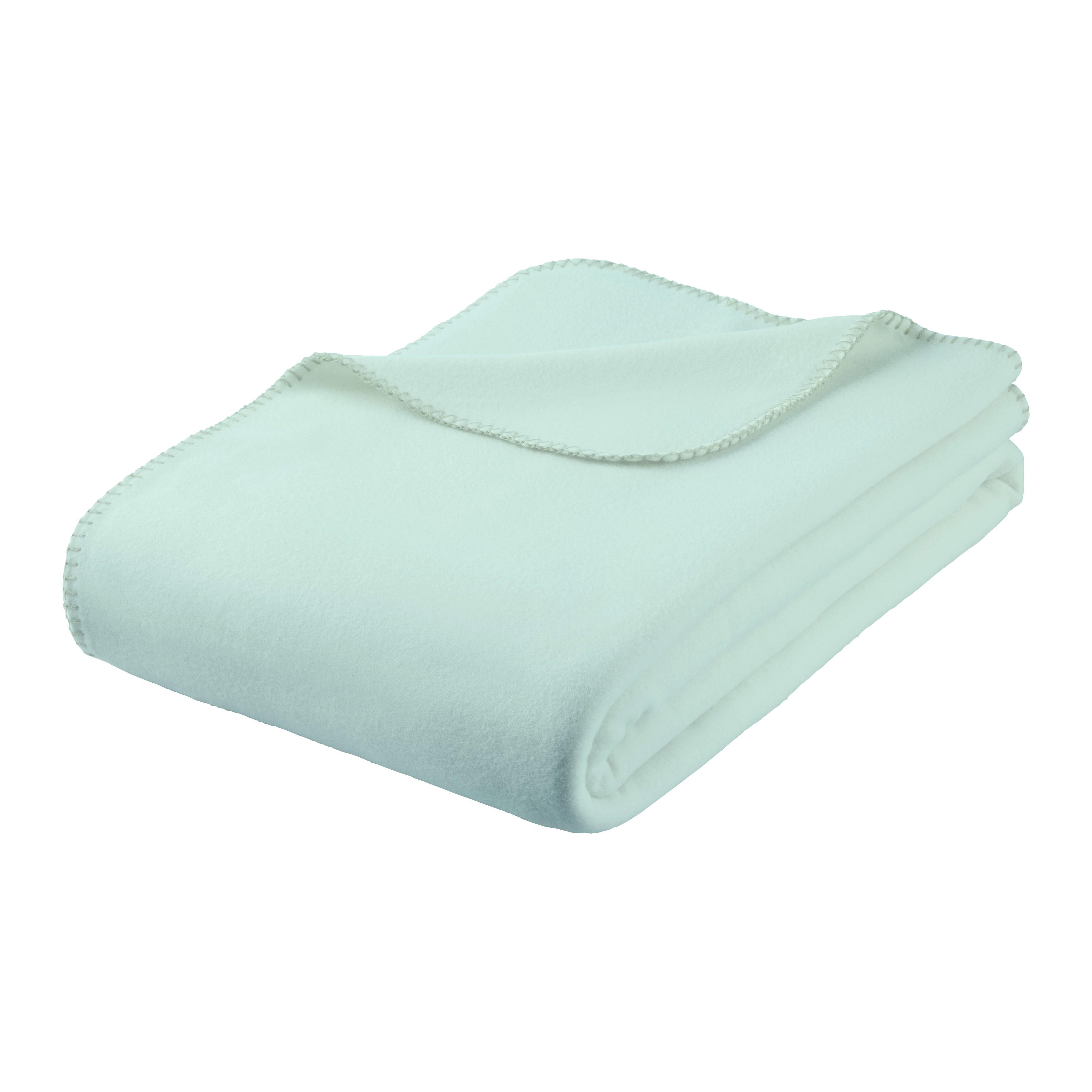 Fleecedecke Leni Mintgrün ca. 130x170cm - Mintgrün, Textil (130/170cm) - Mömax