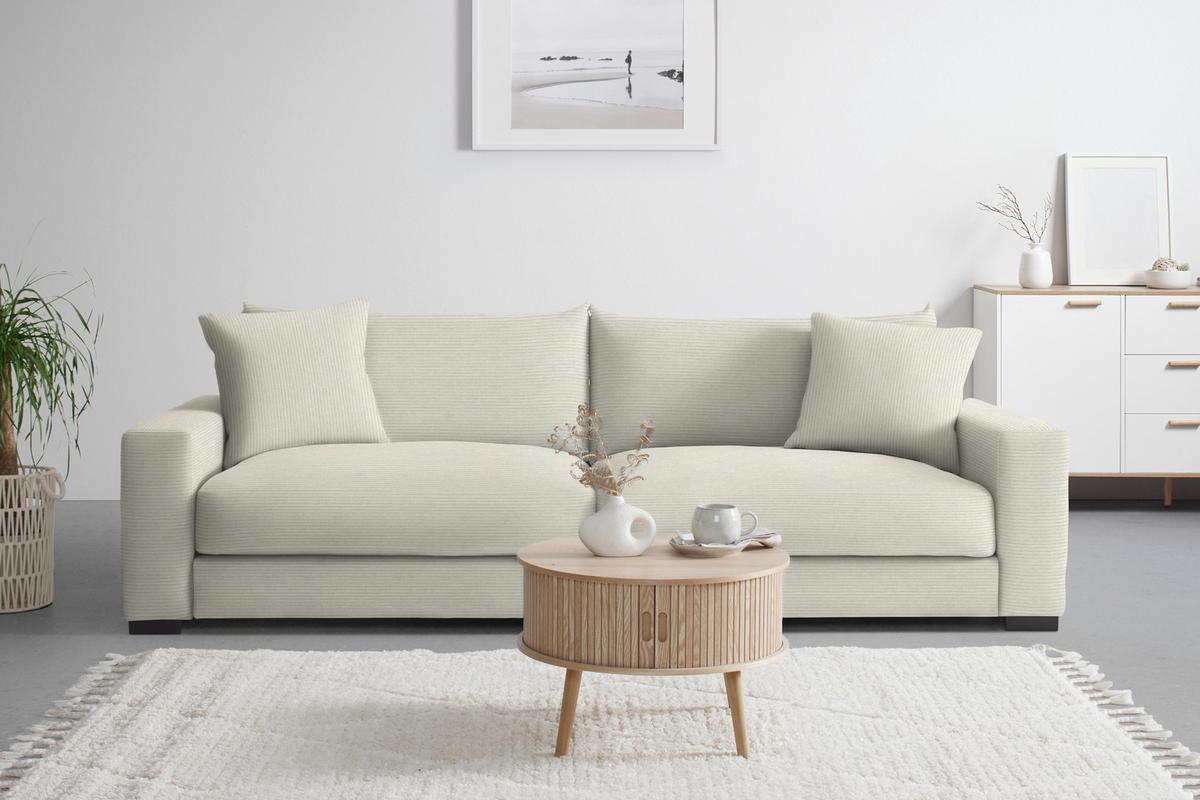Megasofa Pedro Beige - Beige, MODERN, Holz/Holzwerkstoff (261/83/124cm) - Mömax