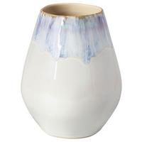 Vase Brisa Weiß/Hellblau - Weiß/Hellblau, Basics, Keramik (15,8/19,6cm) - Costa Nova