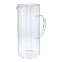 Glaskrug Rosemary Klar ca. 1,5l - Klar, ROMANTIK / LANDHAUS, Glas (16,5/10/21,5cm) - Mömax