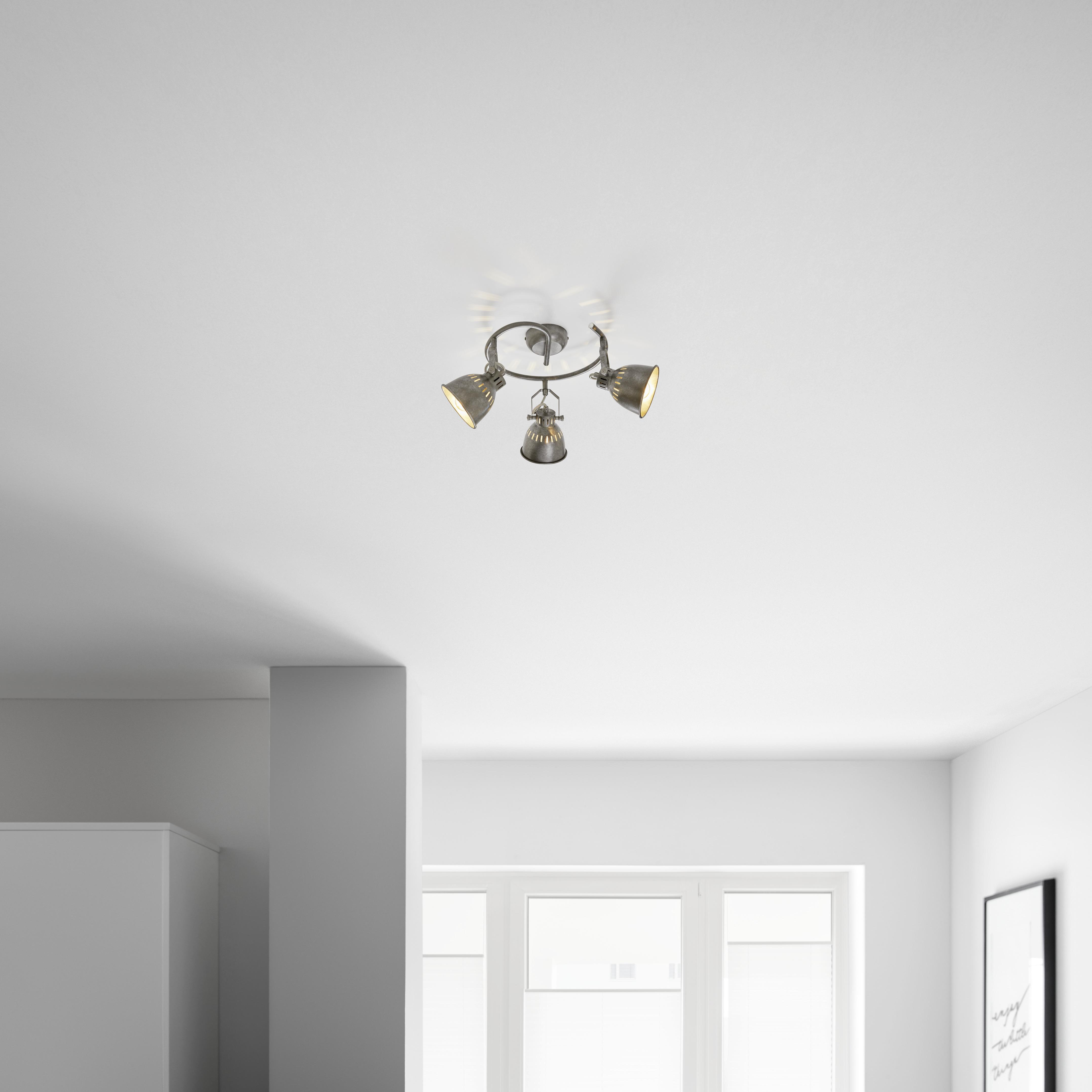 Strahler Ulf max. 40 Watt - Grau, Modern, Metall (50/21cm) - Premium Living