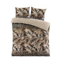 Ágyneműhuzat-garnitúra Jungle - fekete/homokszínű, textil (140/200cm) - Mömax