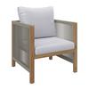 LOUNGEGRUPP EFFIE - ljusgrå, Modern, trä/textil (124/64,5/63,5cm) - Bessagi Garden