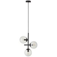 LAMPA ZWIESZANA 99219L93 ARIOL PE3 - przejrzysty/czarny, Lifestyle, metal/szkło (35,2/150,3/15cm) - Brilliant