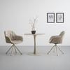 CAFÉBORD TONY - beige, Modern, metall/keramik (80/76/80cm) - Mömax