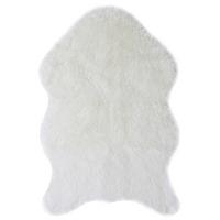 Kunstfell Lucia in Weiss ca. 60x90cm - Weiss, Romantik / Landhaus, Textil (60/90cm) - Mömax