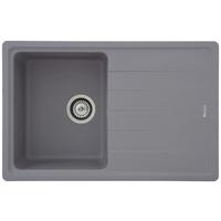 Granitspüle Columbia ca. 78x18,5x50 cm Grau - Grau, Trend, Stein (78/18,5/50cm) - Respekta