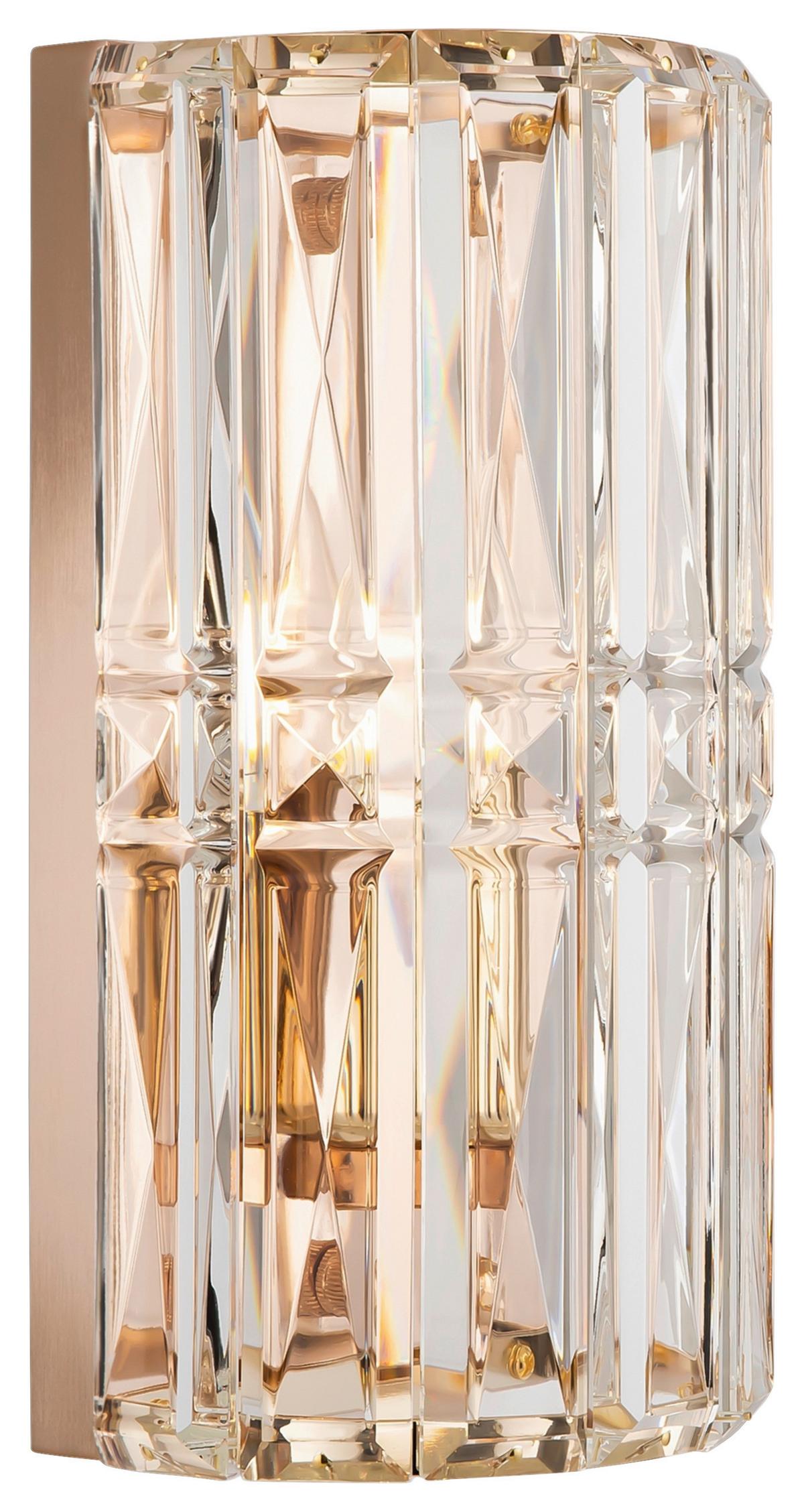 Wandleuchte Facet Goldfarben max. 60 Watt - Goldfarben, Basics, Glas/Metall (13/25/10cm) - MAYTONI