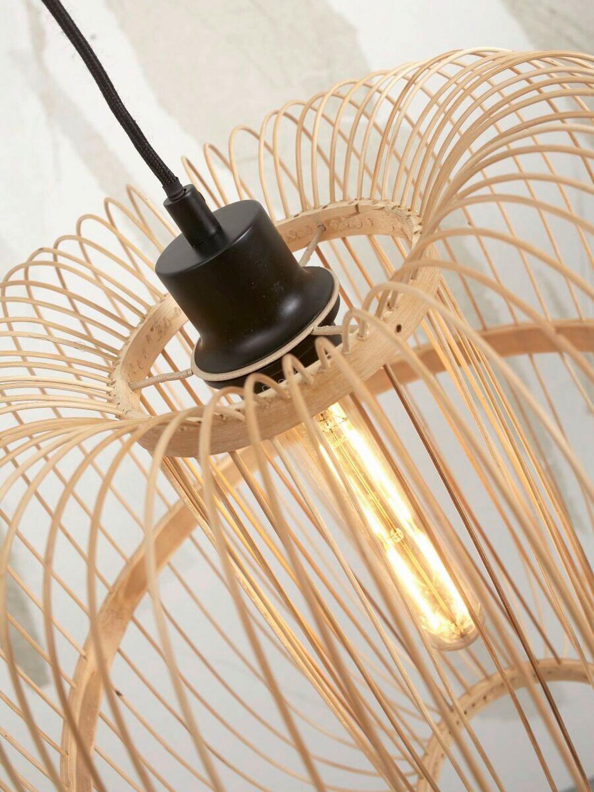 Viseča Svetilka Hokkaido, Naravna Barva - naravne barve, Trend (38/25cm) - Good & Mojo