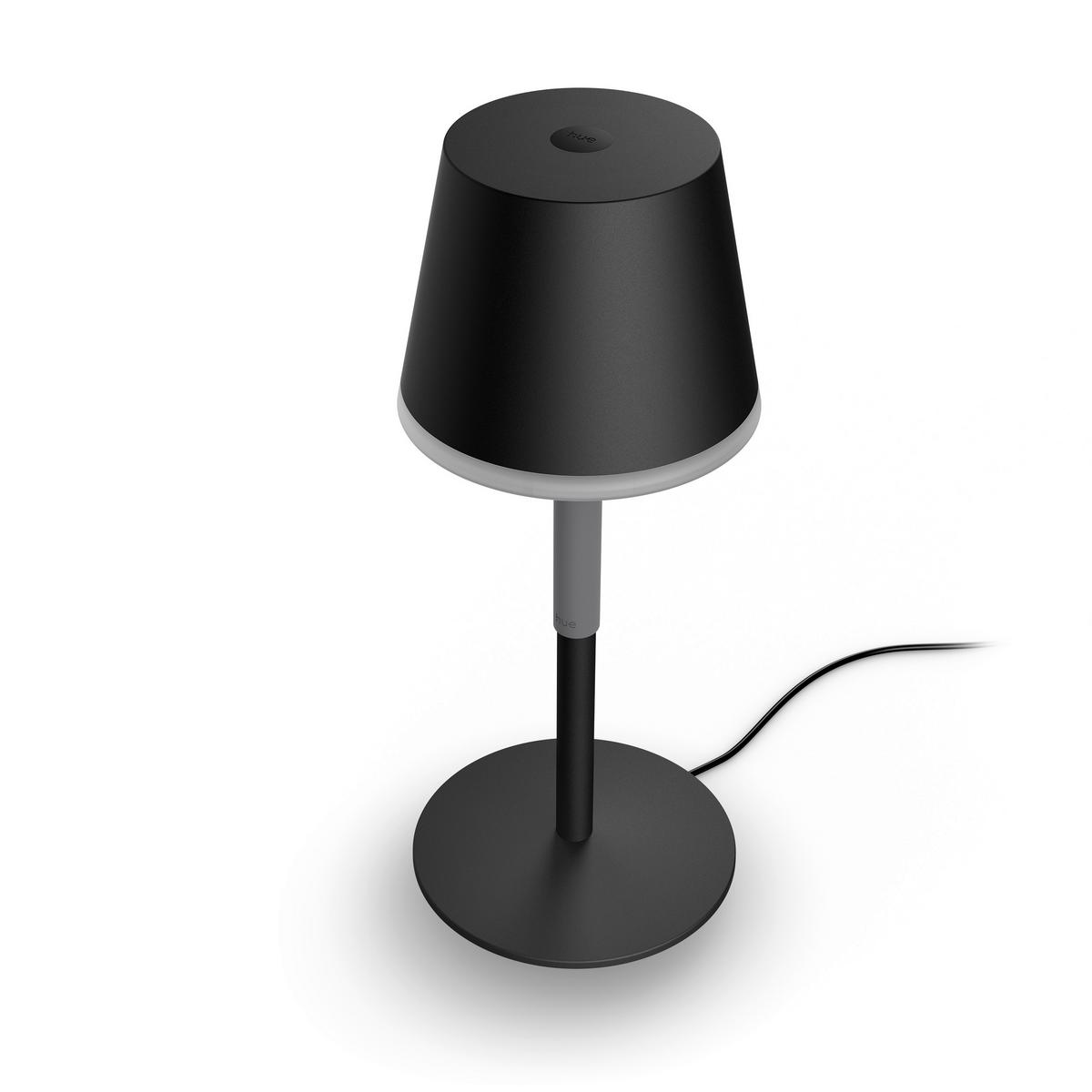 LAMPA STOŁOWA Z AKUMULATOREM 40459500 HUE PHILIPS - czarny, Design, metal (14,2/35cm) - Philips HUE