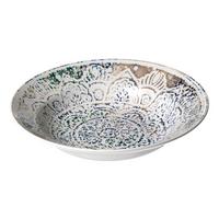 TALERZ DO MAKARONU 424737 - niebieski/kremowy, Lifestyle, ceramika (29cm) - Ritzenhoff Breker