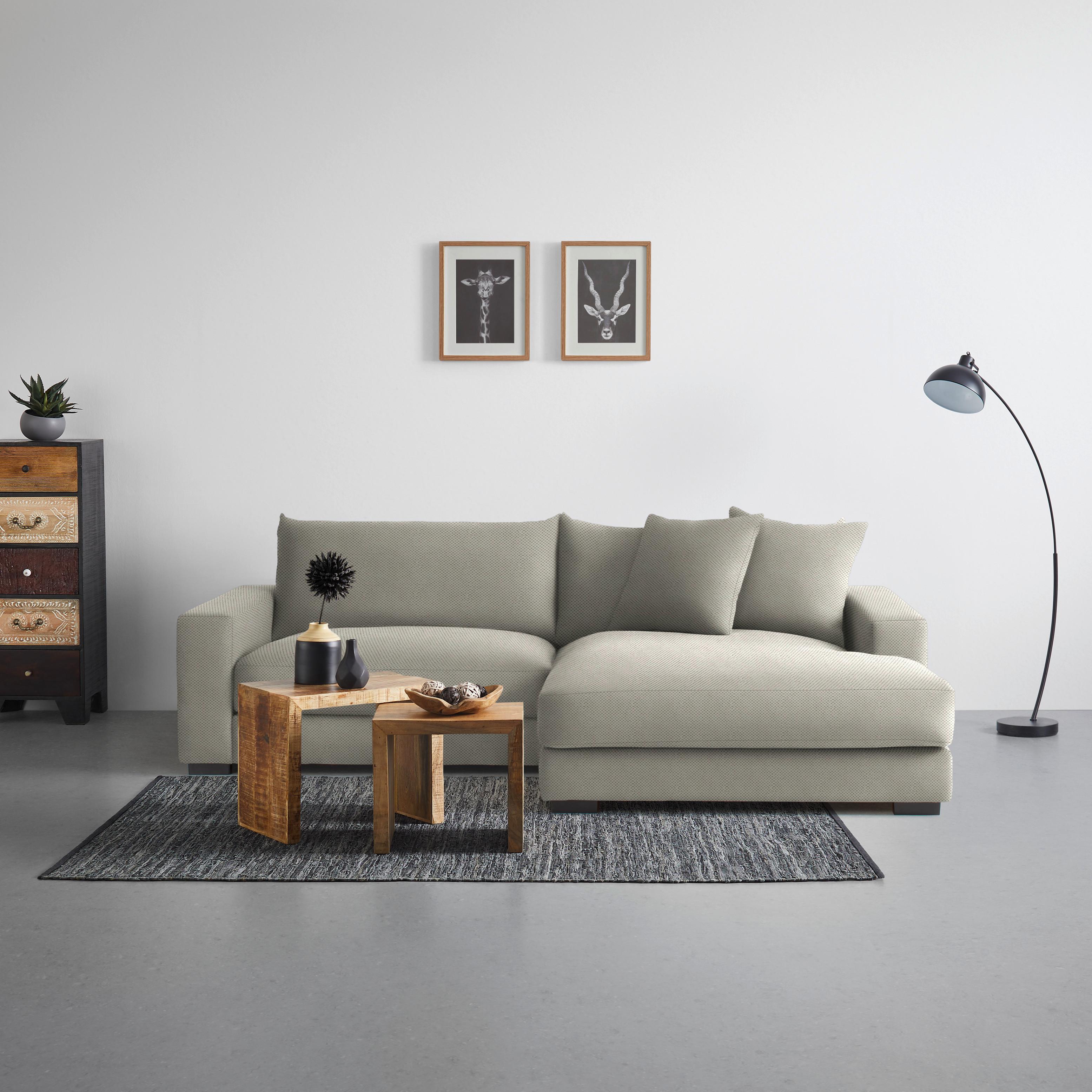 Ecksofa Pedro Taupe - Taupe, MODERN, Textil (265/83/180cm) - Mömax