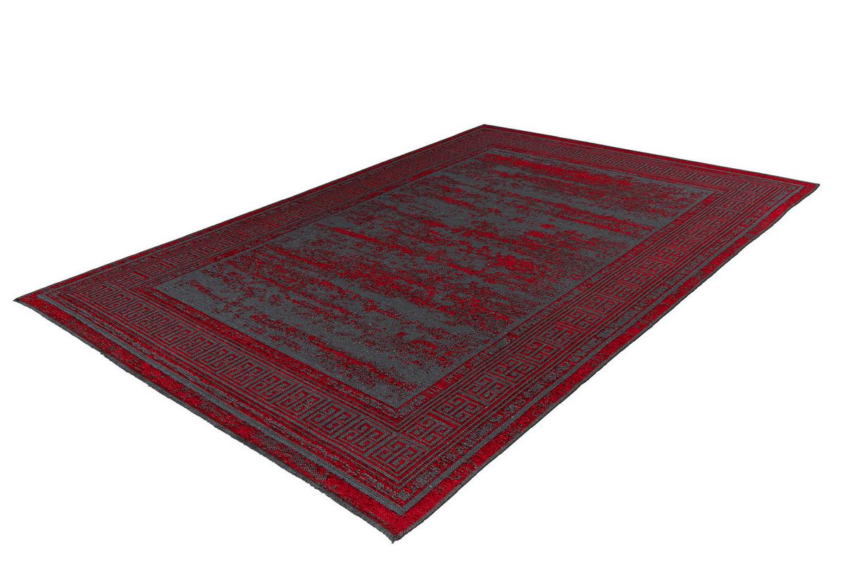 Flachwebeteppich Kalevi 300 - Rot, Konventionell, Textil (120/170cm) - Kayoom