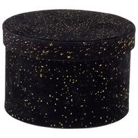 Cutie decorativă Nero - auriu/negru, Basics, hârtie/textil (21/14cm) - Modern Living