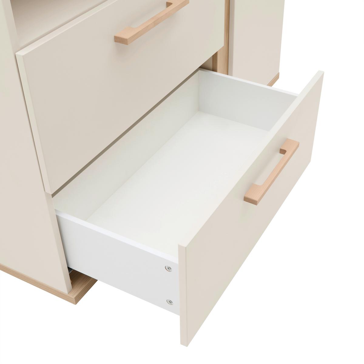 Wickelkommode Dolce Bambino Kaschmirfarben - Kaschmir, KONVENTIONELL, Holz/Holzwerkstoff (117/104/41-78cm) - Roba