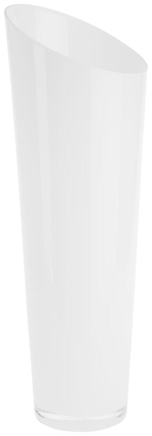 Váza Jenny - fehér, Üveg (70cm) - Modern Living
