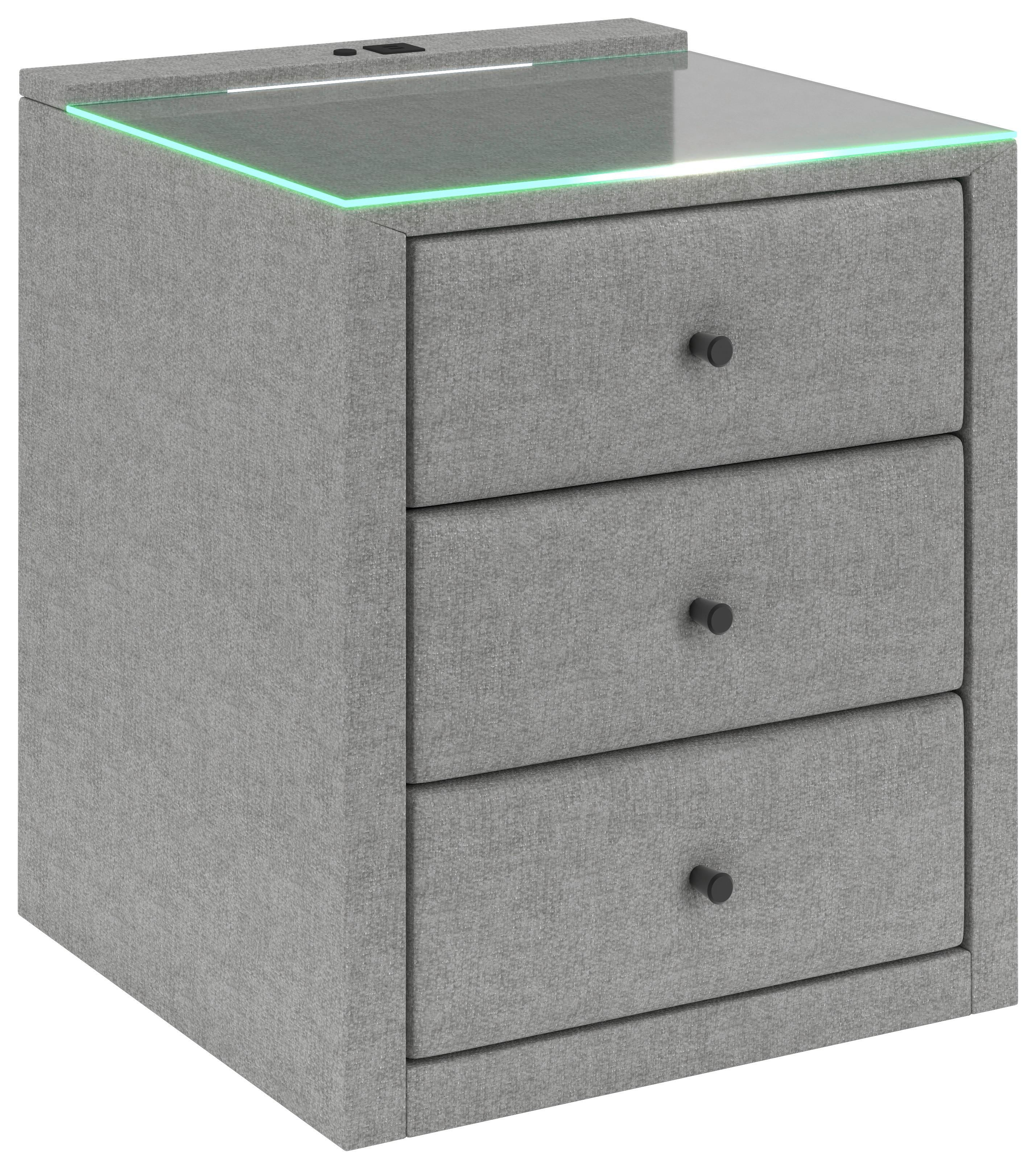 Nachtkästchen Universal Taupe - Taupe, KONVENTIONELL, Holzwerkstoff/Kunststoff (48/68/45,5cm) - Premium Living