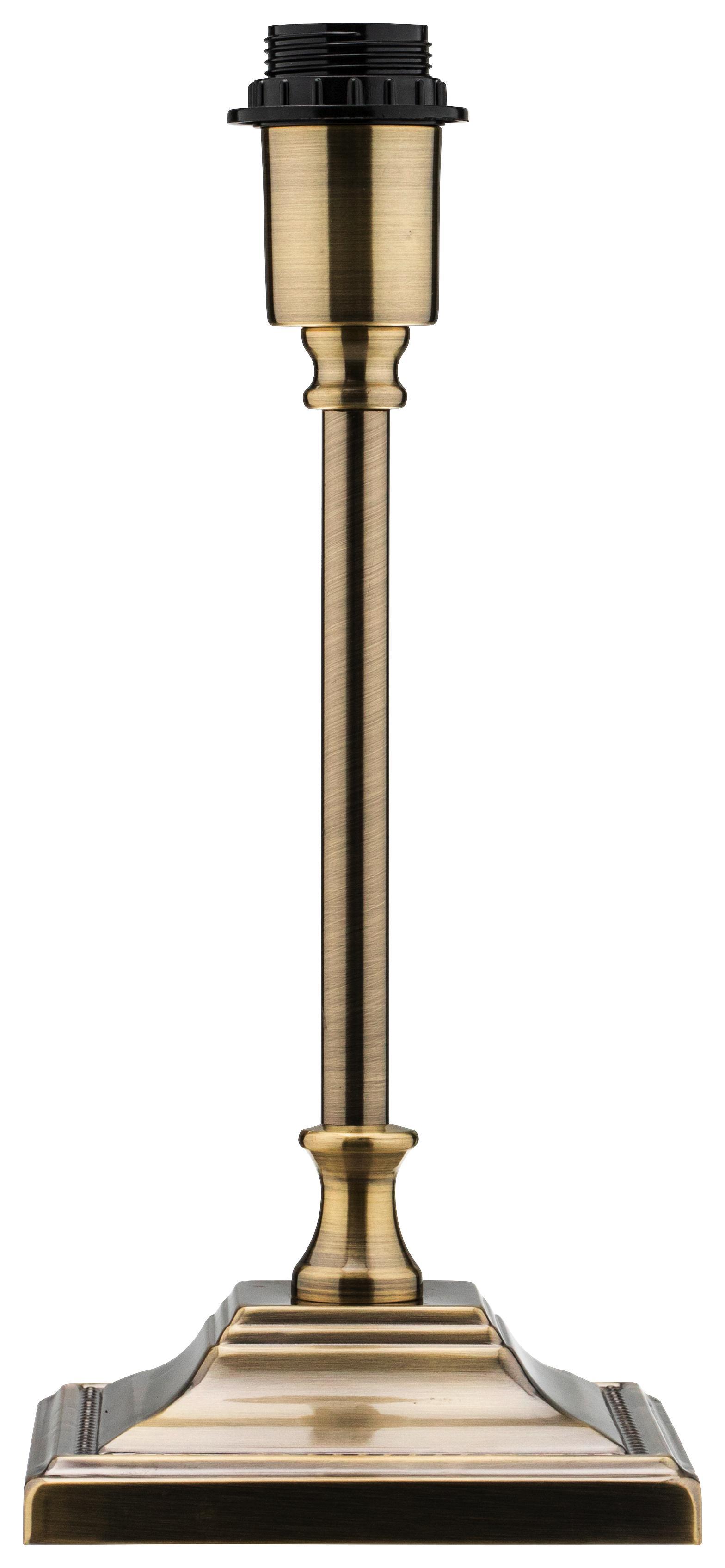 Leuchtenfuß Alia Schwarz - Schwarz, ROMANTIK / LANDHAUS, Metall (32cm) - Modern Living