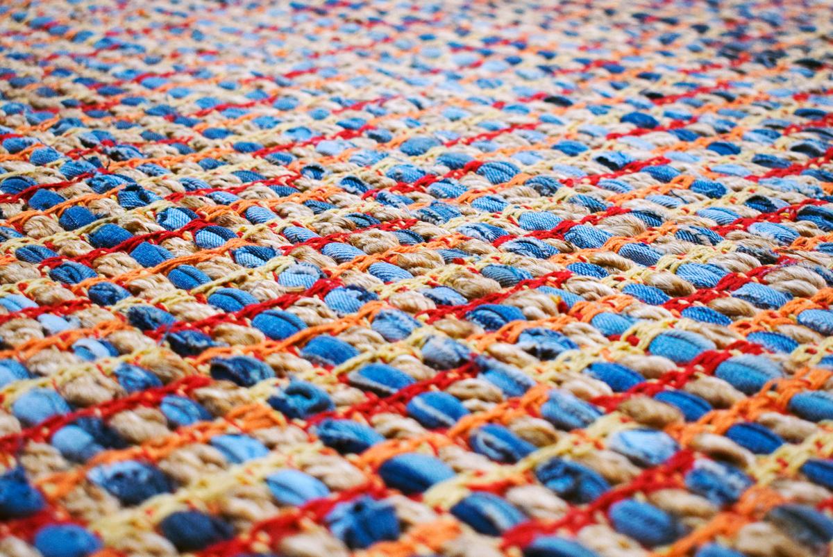 JUTETEPPICH SIENNA 410 MULTI 120CM X 170CM - Multicolor, Basics, Textil (120/170cm) - Kayoom