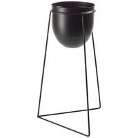 Kaspó Urbanus - fekete, Basics, fém (24/40cm) - Modern Living