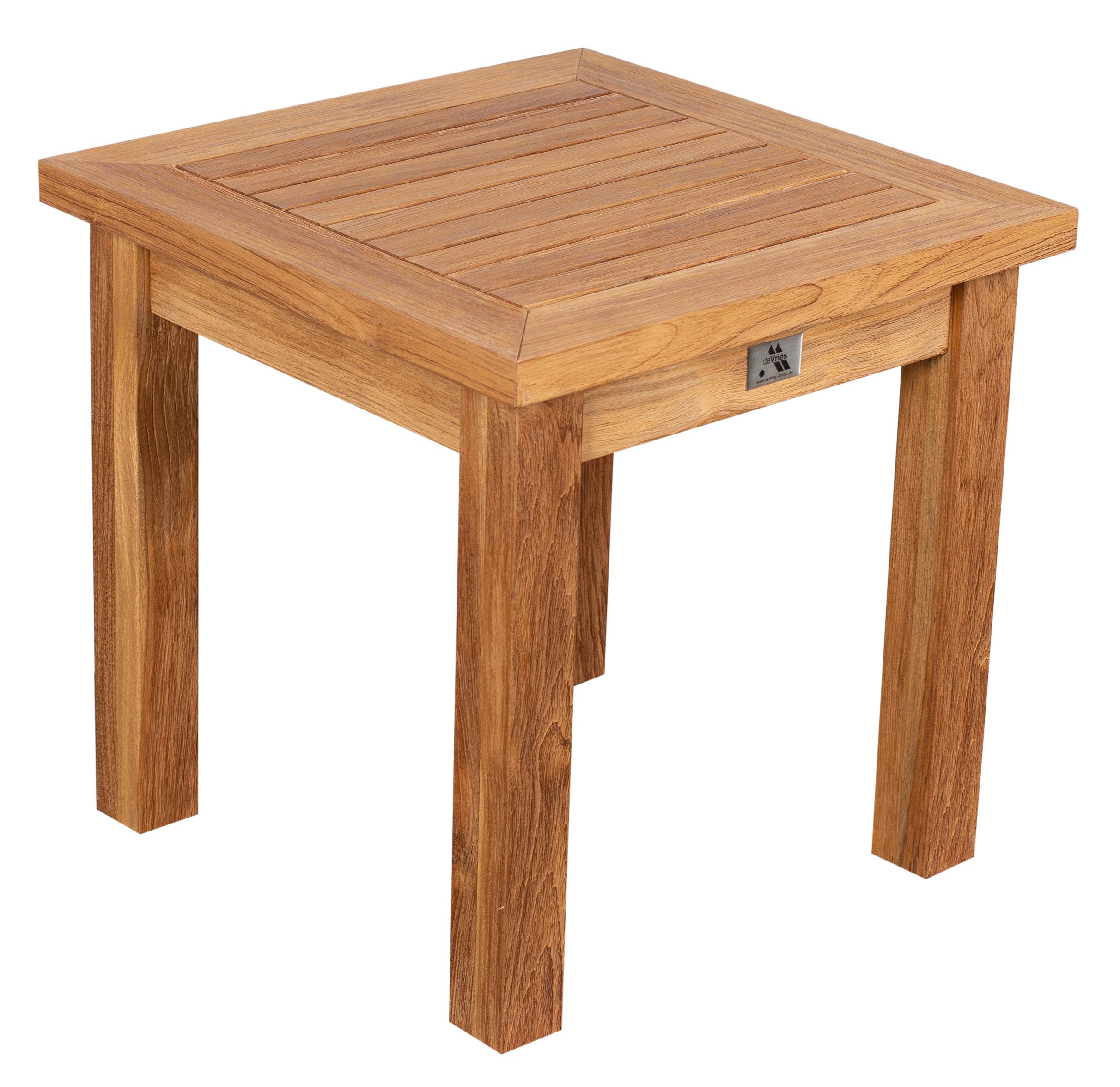 Gartenbeistelltisch Janus Holz - Braun, Basics, Holz (45/45/45cm)