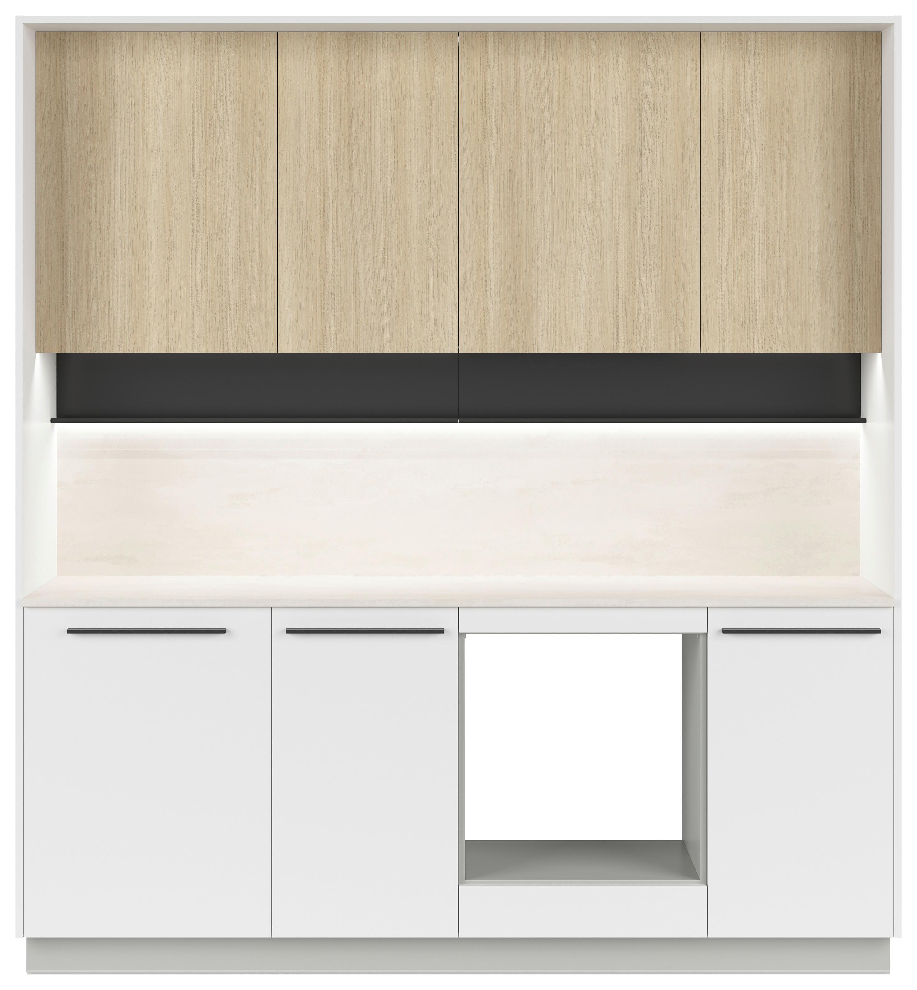 Passepartoutrahmen Paspt Weiss - Weiß, Basics, Holzwerkstoff (213,7/222,7/58,5cm) - Visiona