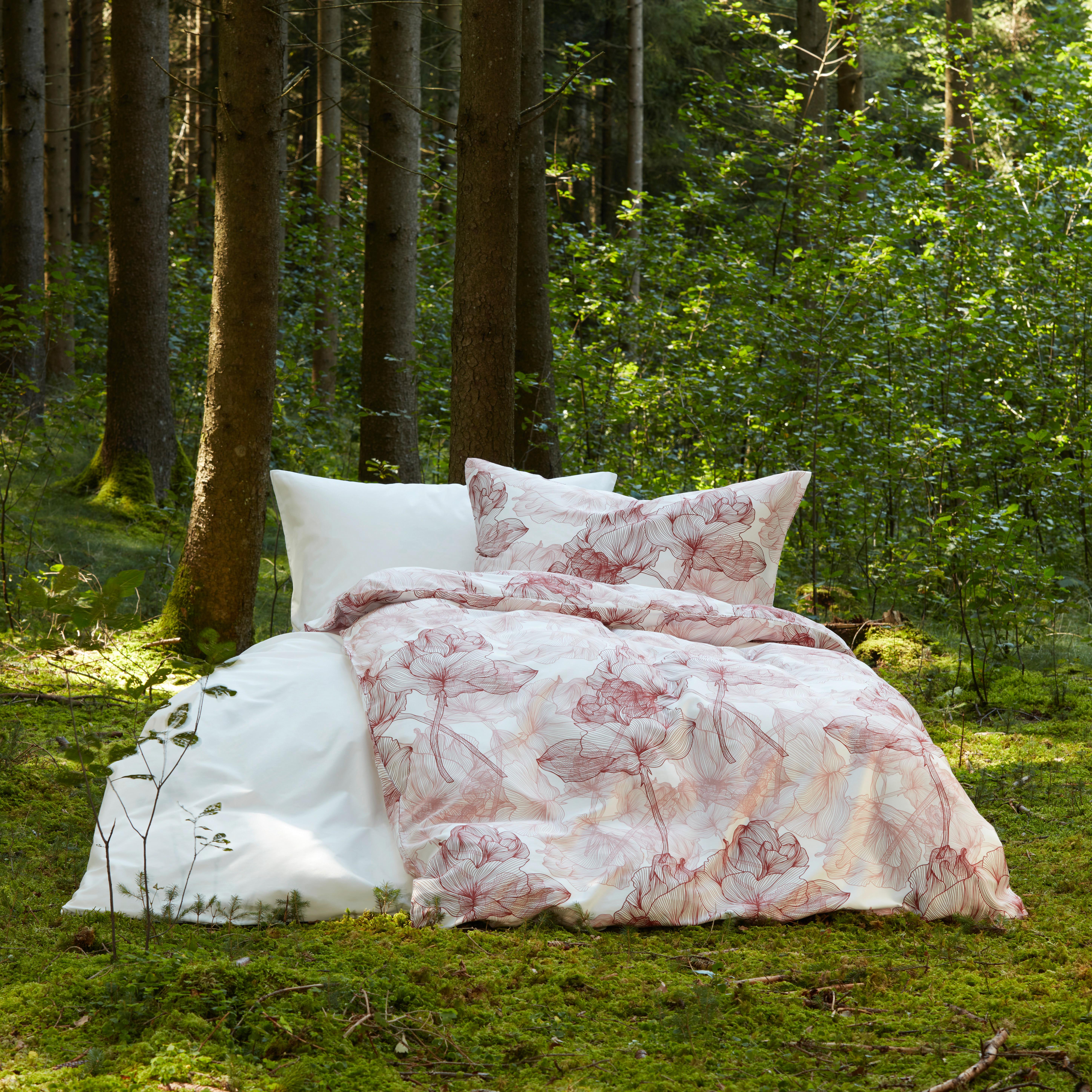 Bettwäsche Bio-Eva in Zimtfarben ca. 140x200cm - Terracotta, MODERN, Textil (140/200cm) - ecoTree