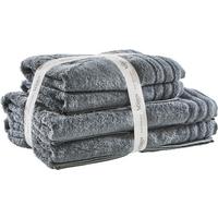 ZESTAW RĘCZNIKÓW FROTTE SET GROSSETTO - ciemnoszary, Basics, tkanina - Vossen