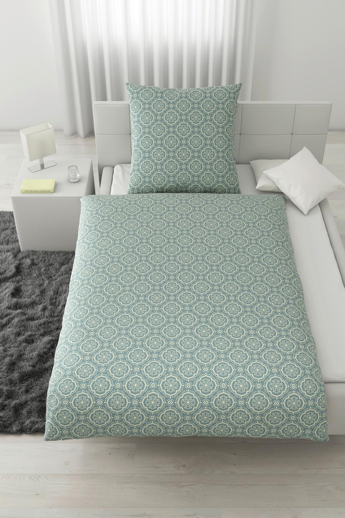 Bettwäsche Ethno Blau ca. 135x200cm - Blau, LIFESTYLE, Textil (135/200cm) - Mömax