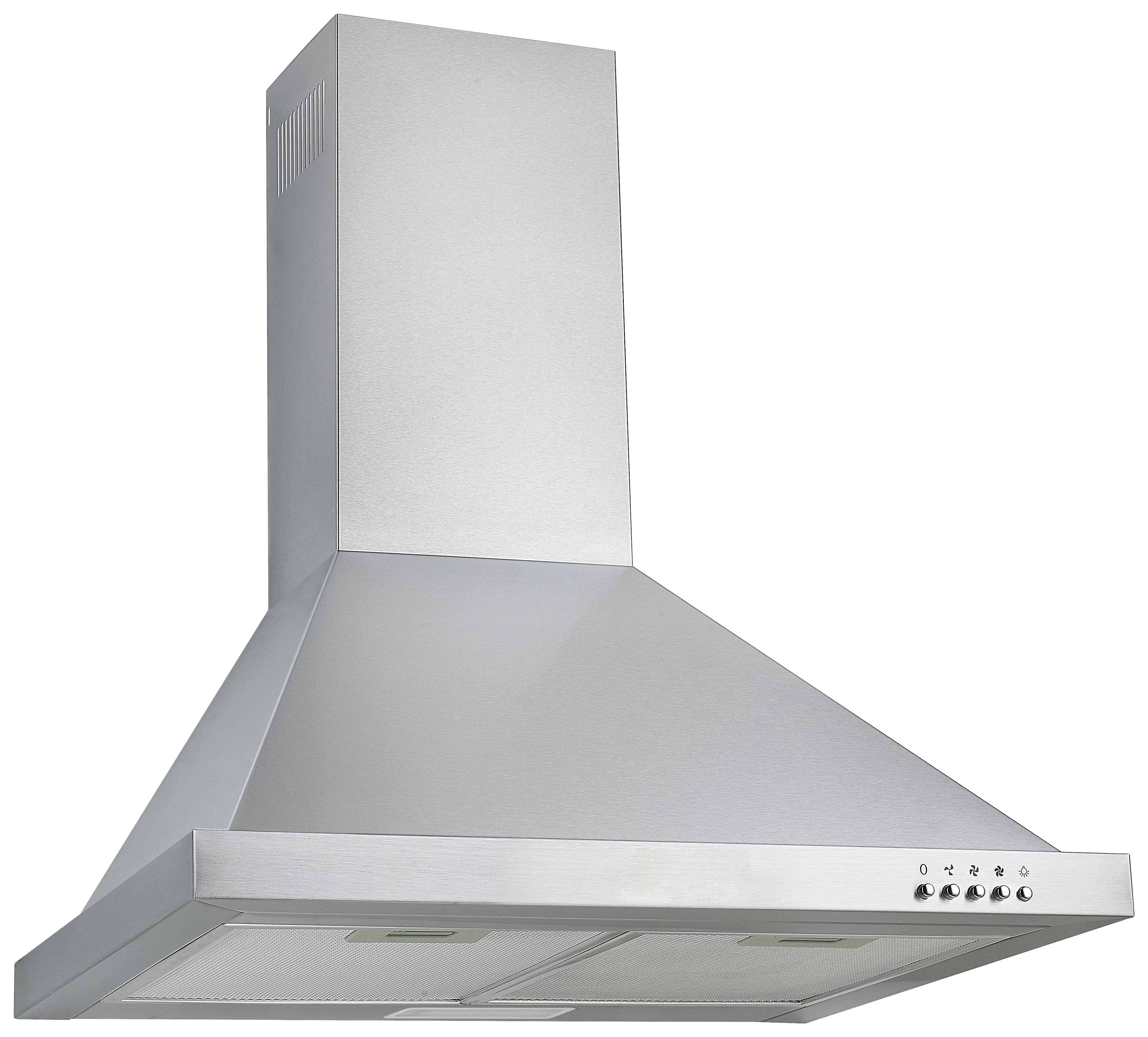 Dunstabzugshaube Dalia Edelstahl B: ca. 60 cm - Edelstahlfarben, Trend, Metall (60/70-108/50cm) - Respekta