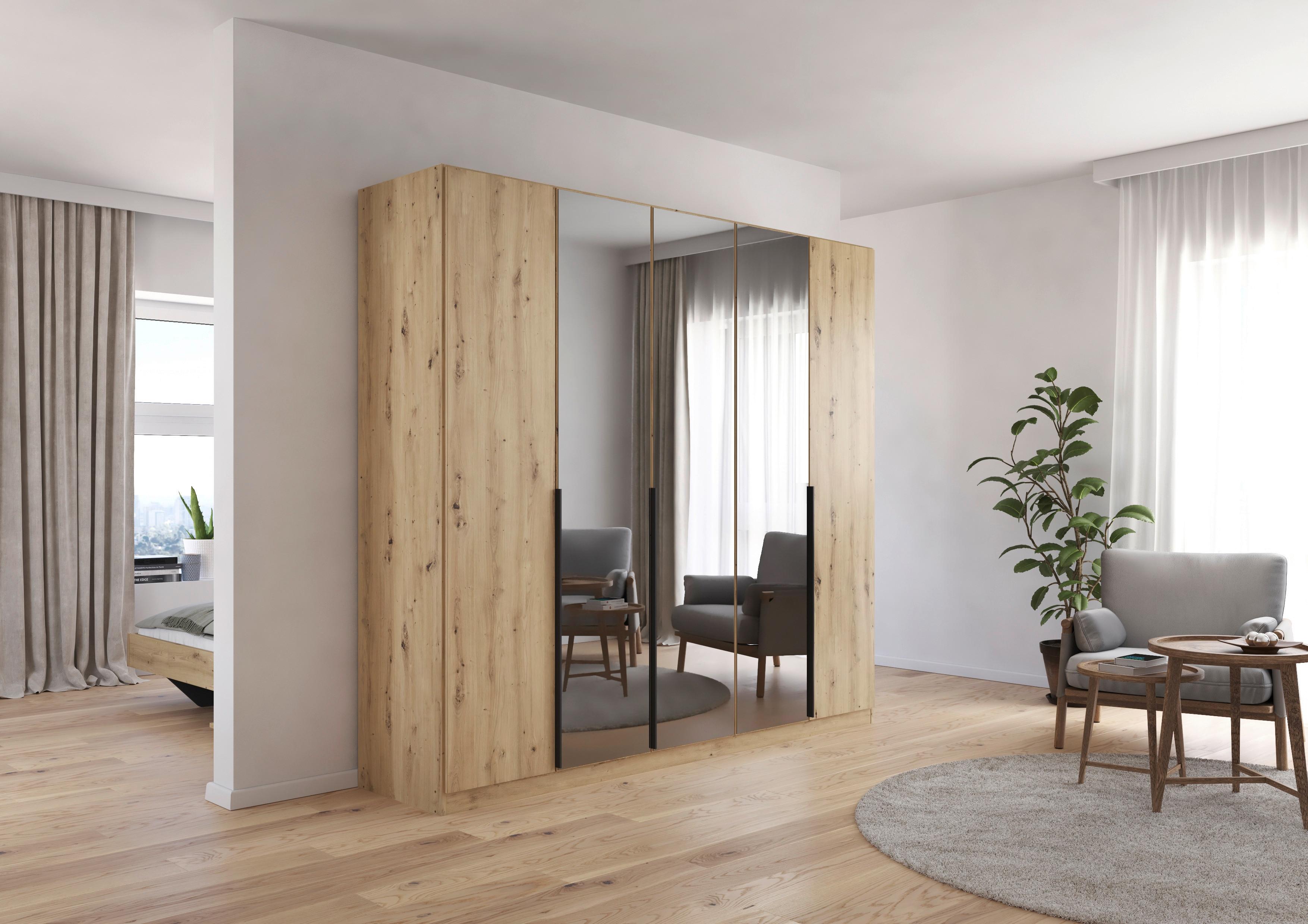 Ormar S Klasičnim Vratima Skyla - hrast Artisan, Moderno, drvni materijal/metal (226/210/54cm) - Modern Living
