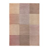 Tkani Tepih Urban Square Rose - ružičasta/višebojna, Konvencionalno, tekstil (160/230cm) - Mömax