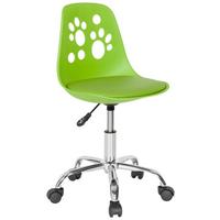 Mladinski Vrtljivi Stol Fancy I, Zelena - zelena, Moderno, umetna masa/tekstil (40/72-82/44cm) - MID.YOU