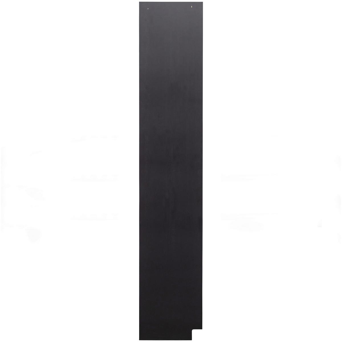 Mehrzweckschrank Finca Schwarz - Schwarz, Design, Holz (78/210/40cm) - Livetastic