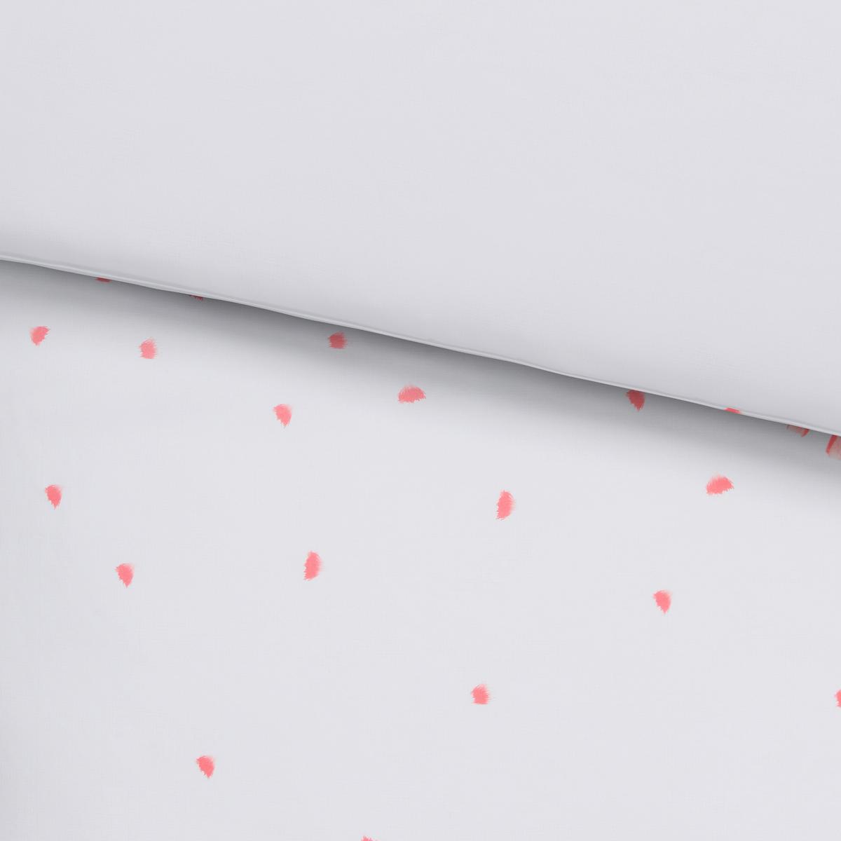 POŚCIEL DWUSTRONNA OPHELIA - różowy/biały, Romantik / Landhaus, tkanina (135/200cm) - Bessagi Home