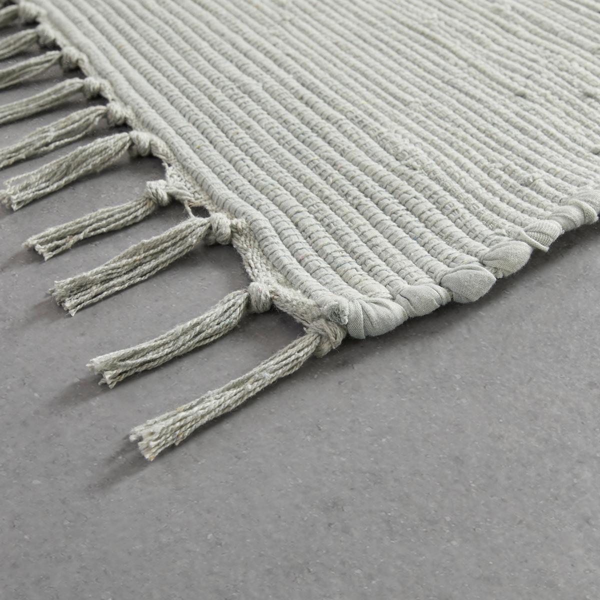 Fleckerlteppich Julia in Grau ca. 60x90cm - Grau, Romantik / Landhaus, Textil (60/90cm) - Modern Living