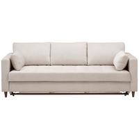 Zofa S Posteljno Funkcijo Anna Vogue, Bež - temno rjava/bež, Basics, tekstil (221/84/89cm) - MID.YOU