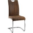 Schwingstuhl Braun - Hellbraun/Braun, MODERN, Textil/Metall (43/99/57cm) - Mömax modern living Schwingstuhl Braun - Hellbraun/Braun, MODERN, Textil/Metall (43/99/57cm) - Mömax modern living