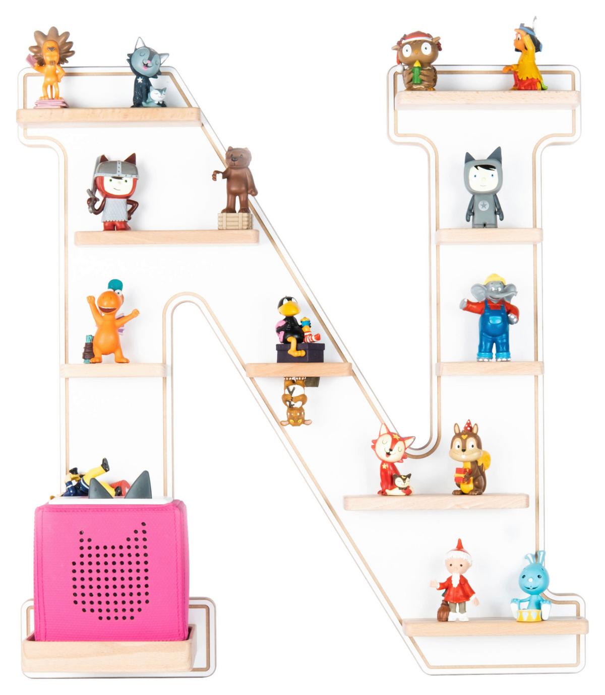 KINDERREGAL BOARTI - Weiss, Modern, Holzwerkstoff (50/54/19cm) - MID.YOU