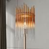 LAMPADAIRE STAB - couleur ambre/Transparent, MODERN, métal/matière synthétique (25l)