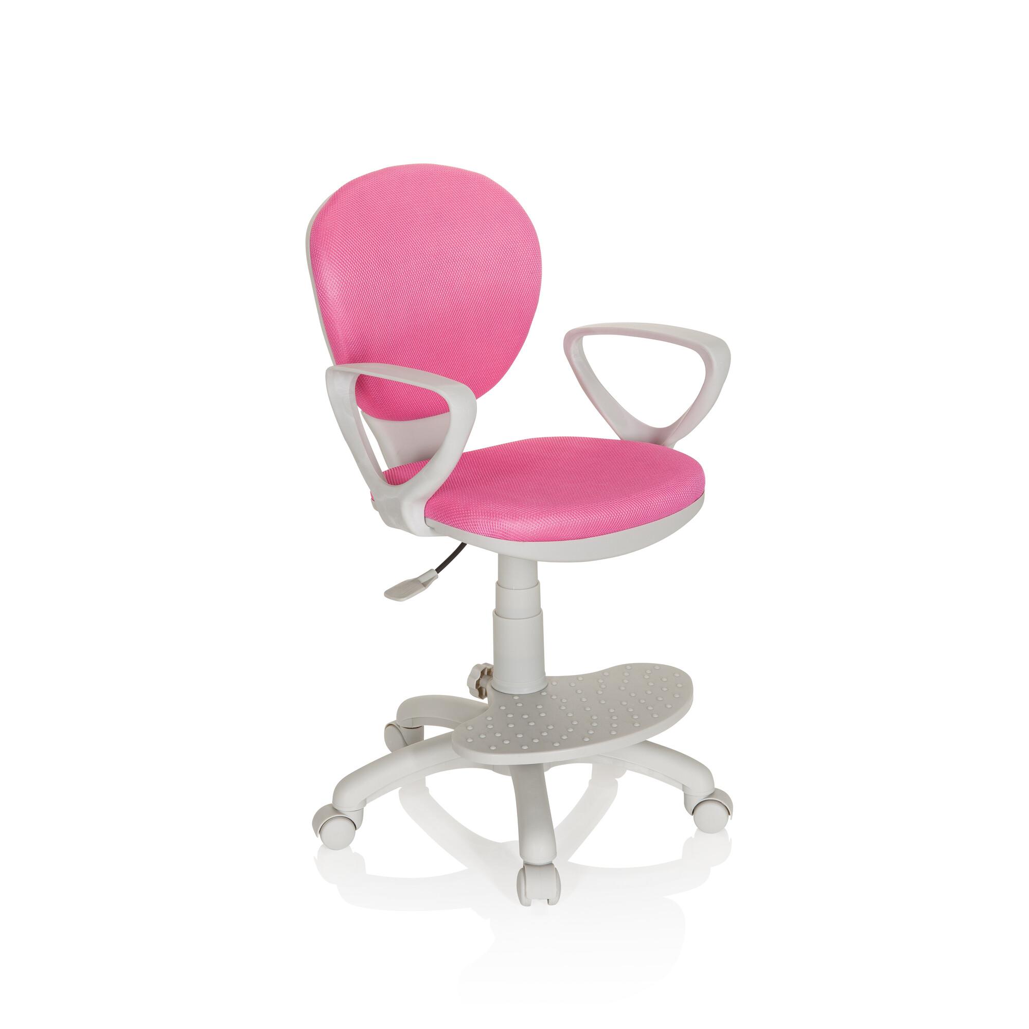 Jugenddrehstuhl Colour ca. 53x83-95x51 cm Pink/Grau - Pink/Grau, Basics, Kunststoff (53/83-95/51cm) - MID.YOU