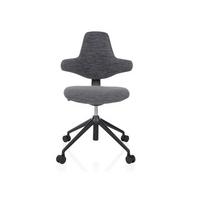 Pisarniški Stol Paliano, Siva - siva/črna, Moderno, kovina/umetna masa (58/87 - 97/57cm) - MID.YOU