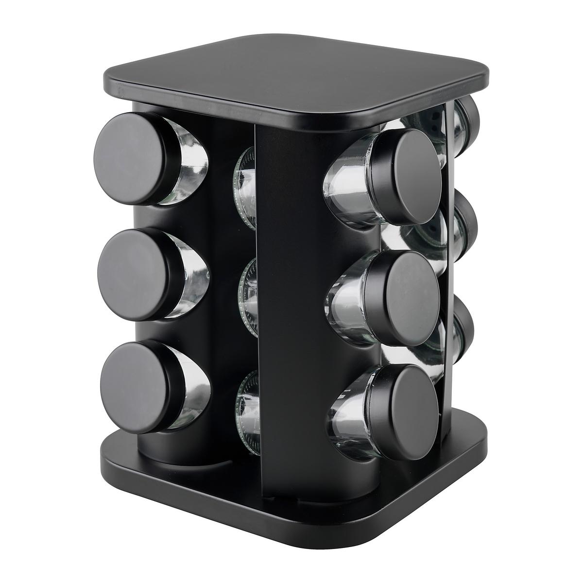 Vrtuljak Za Začine Ragnar 12/1 - bijela/prozirno, Moderno, staklo/metal (20/22/20cm) - Mömax