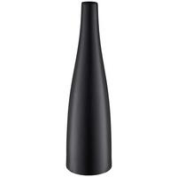 Vase Planico II Schwarz matt - Schwarz, MODERN, Keramik (39,6cm) - Mömax