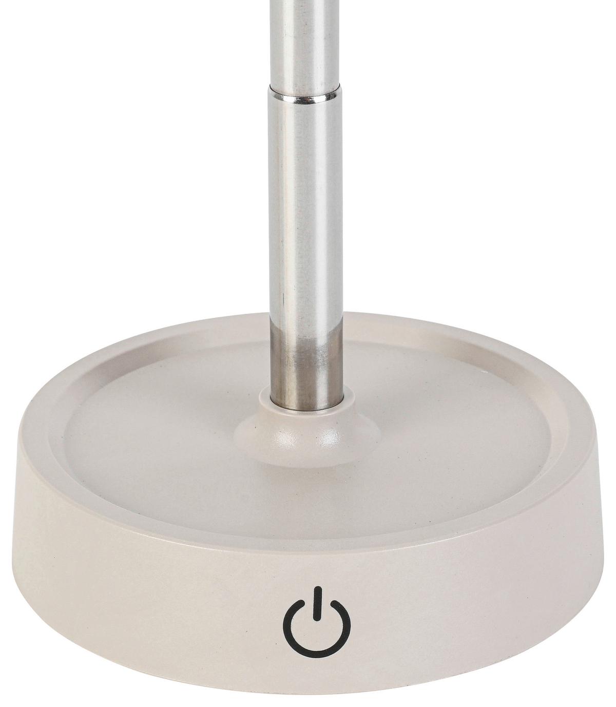 LED-Tischleuchte Klappi max. 1,2 Watt - Sandfarben, MODERN, Kunststoff/Metall (10,5/11-28cm) - Mömax