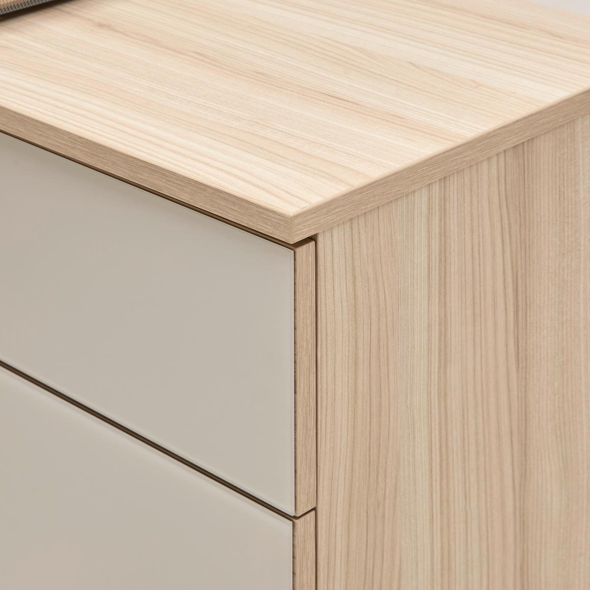 Eckschreibtisch Siena Eichefarben - Chromfarben/Eichefarben, MODERN, Holzwerkstoff/Metall (180/160/77cm) - Mömax