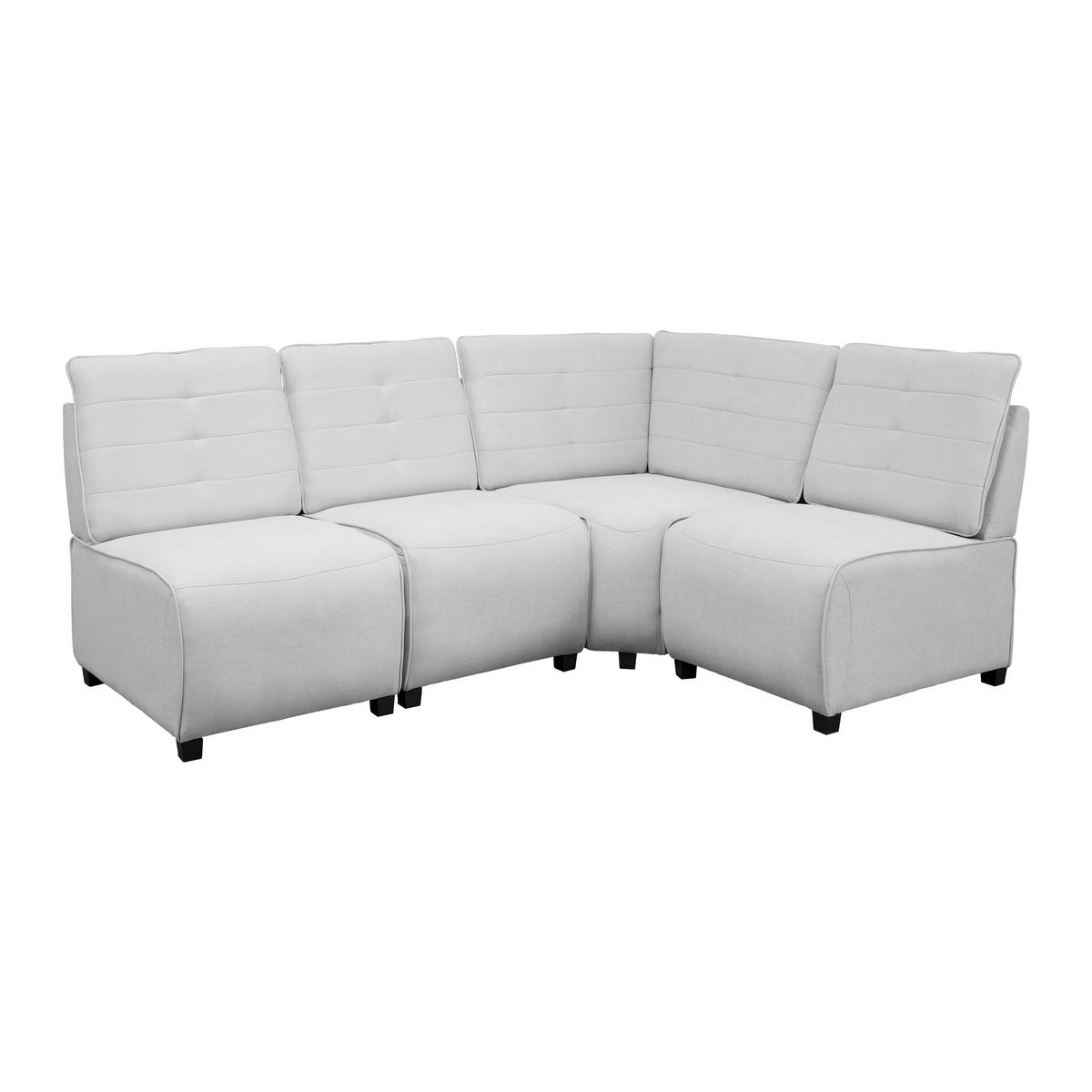 COLțAR VICTOIRE - gri deschis, Modern, plastic/lemn (215/154/90cm) - Bessagi Home