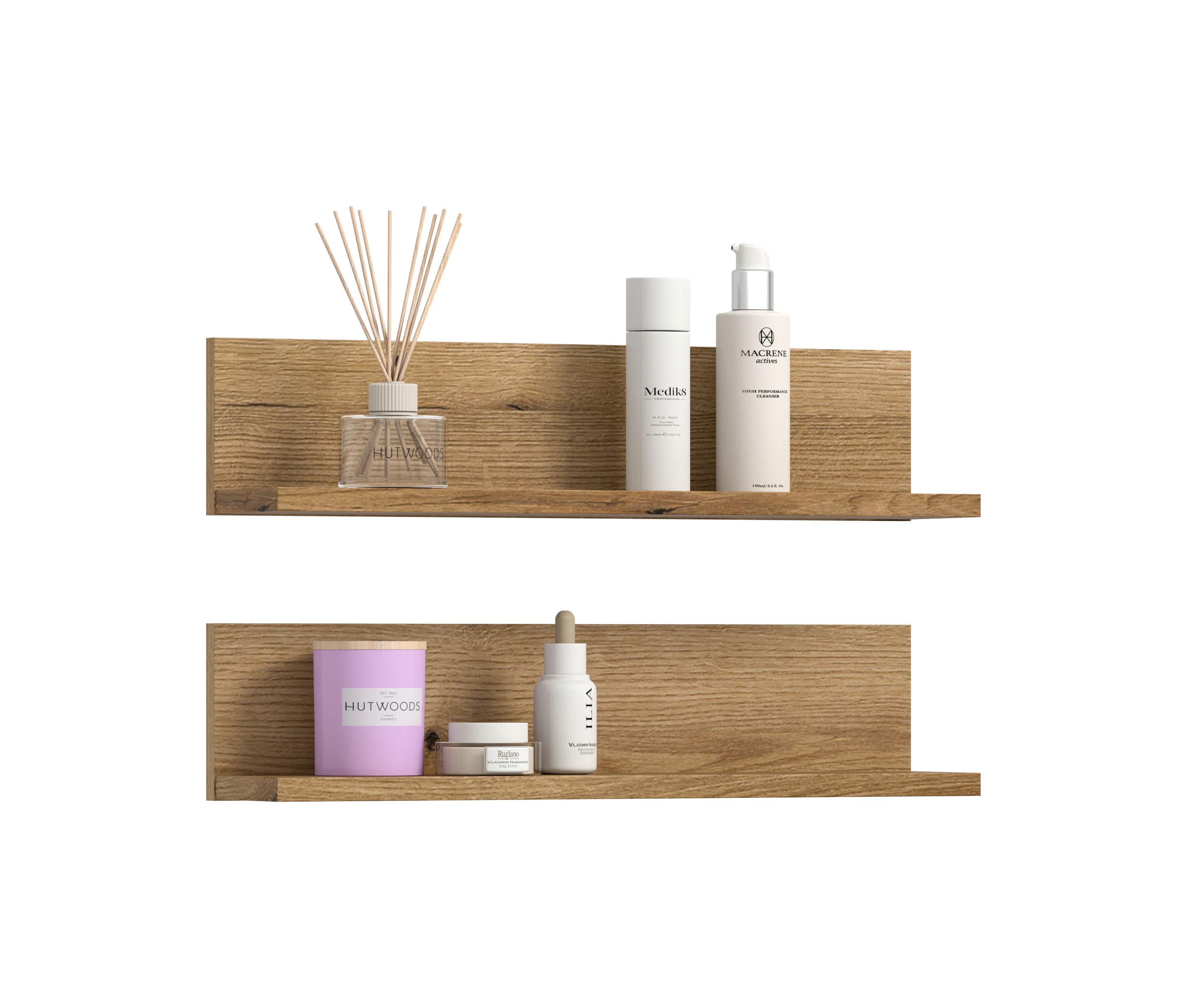 Badezimmer Aqua Eichefarben - Eichefarben, Trend, Holzwerkstoff (51/12/14cm) - MID.YOU