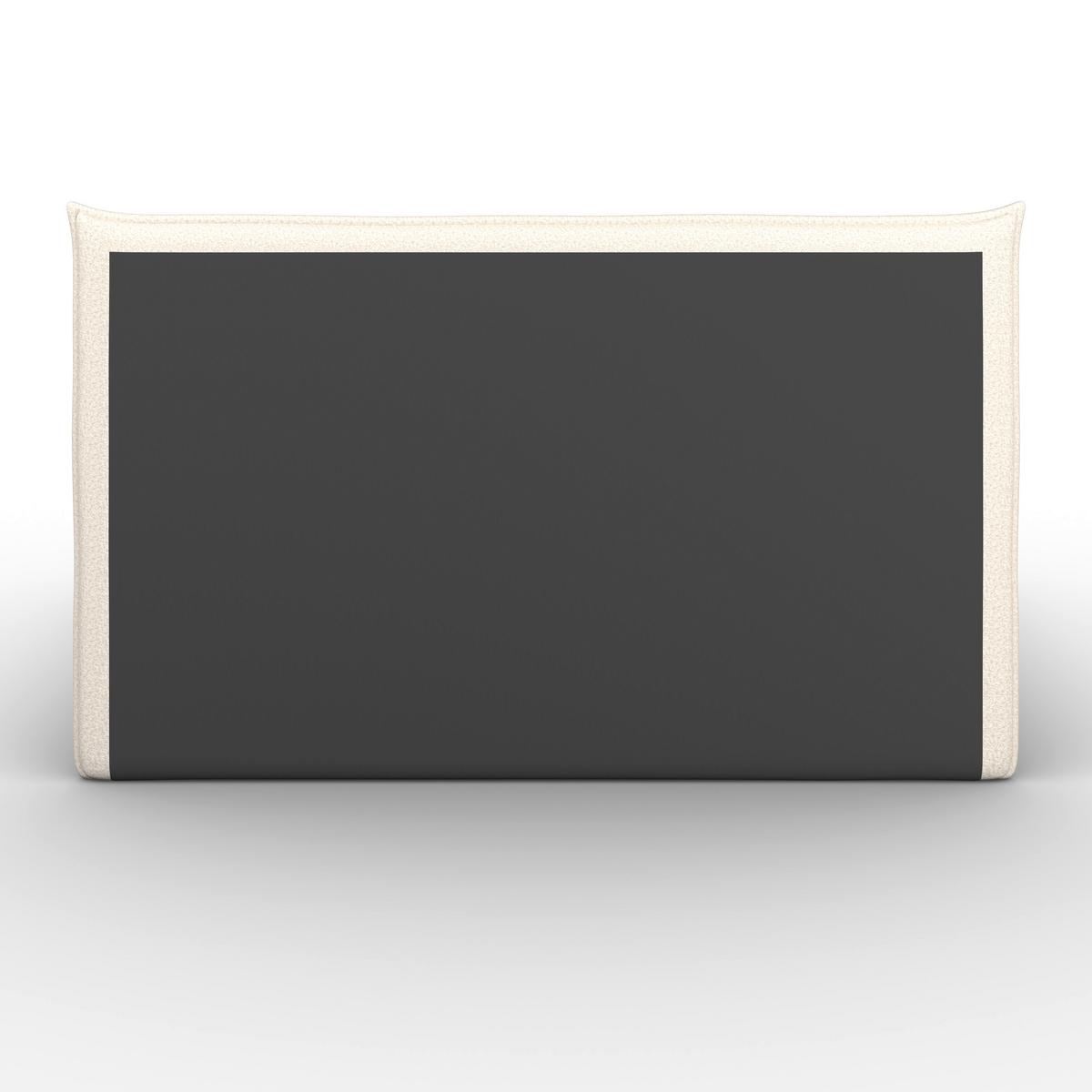 Polsterbett Alba Beige ca. 180x200 cm - Beige/Schwarz, Modern, Holz/Kunststoff (180/200cm) - Bessagi Home